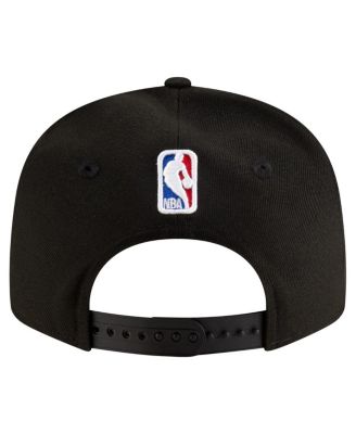 Men's Black Brooklyn Nets Statement Edition Jersey Hook 9FIFTY Snapback Hat