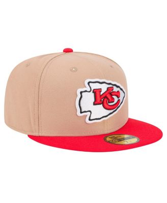 Men's Tan Kansas City Chiefs Logo Main 59FIFTY Fitted Hat
