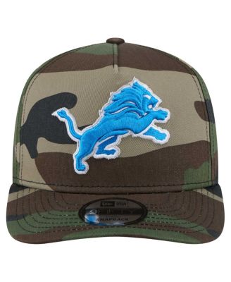 Men's Camo Detroit Lions Woodsy 9FIFTY Snapback Hat