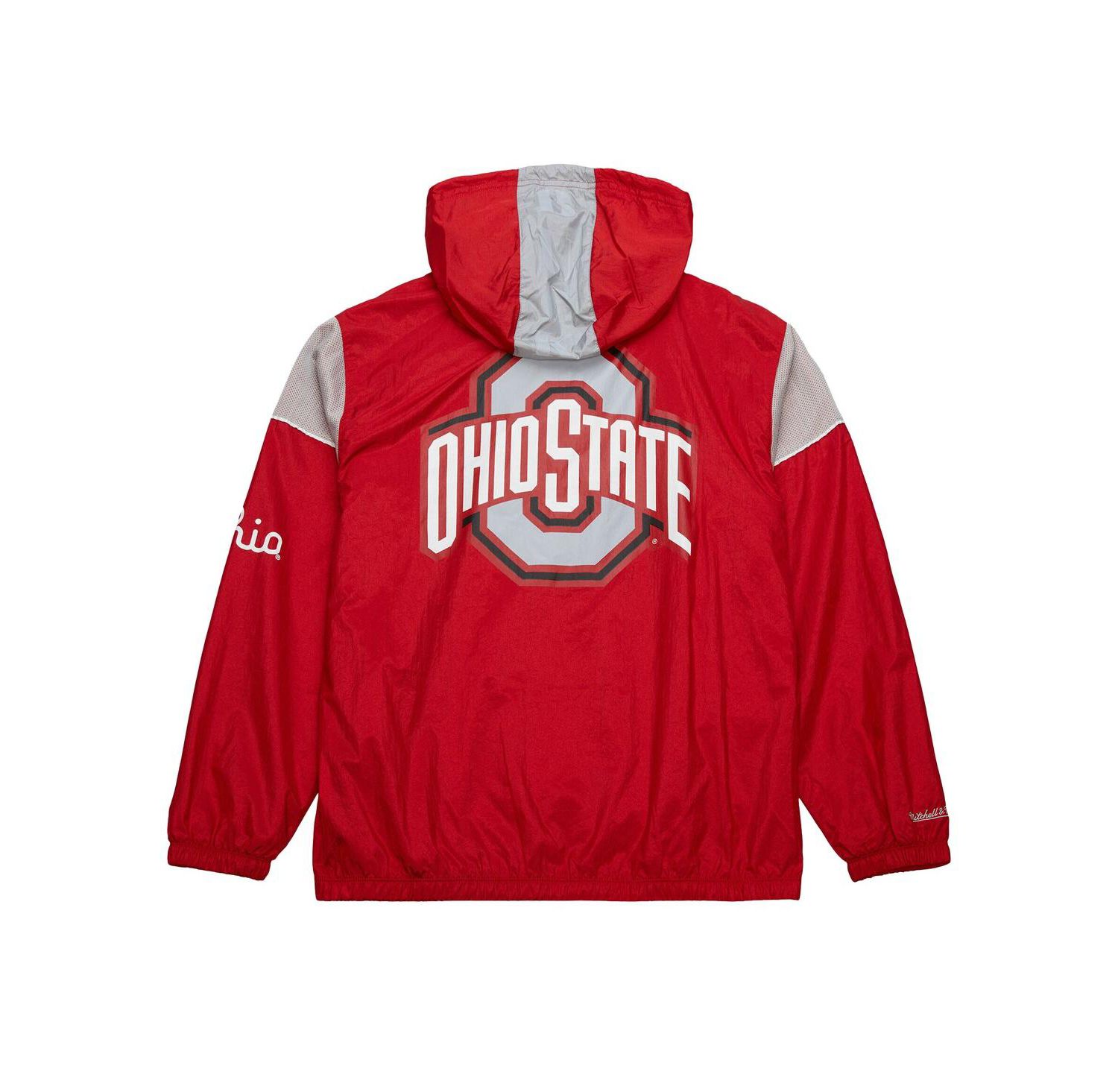 Men's Scarlet Ohio State Buckeyes Team 3.0 Anorak Half-Zip Hoodie