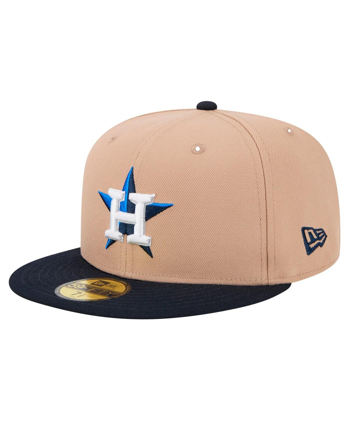 New Era Men's Khaki Houston Astros 59FIFTY Fitted Hat