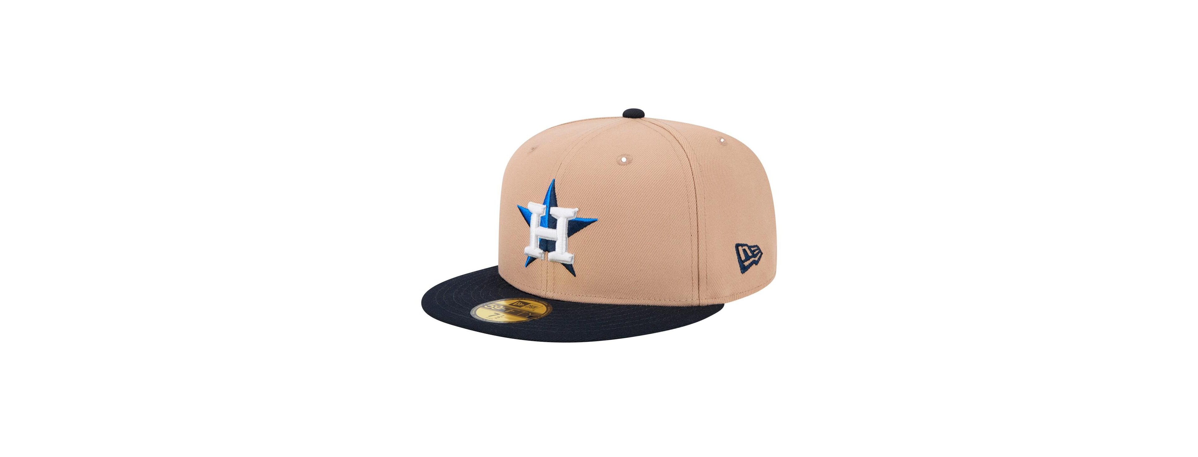 New Era Men's Khaki Houston Astros 59FIFTY Fitted Hat