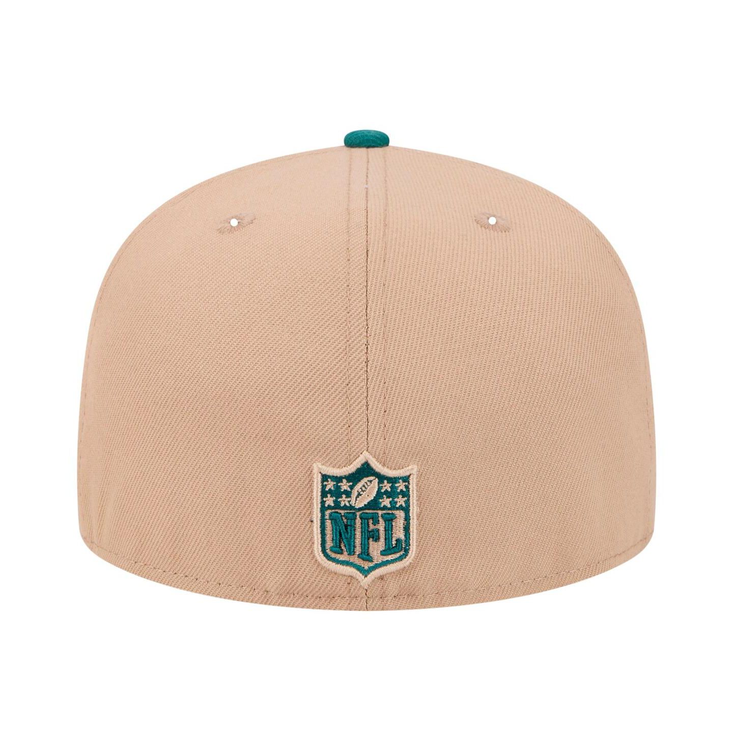 Мужская кепка New Era Tan Philadelphia Eagles Logo Main 59FIFTY Fitted Hat — фото 5
