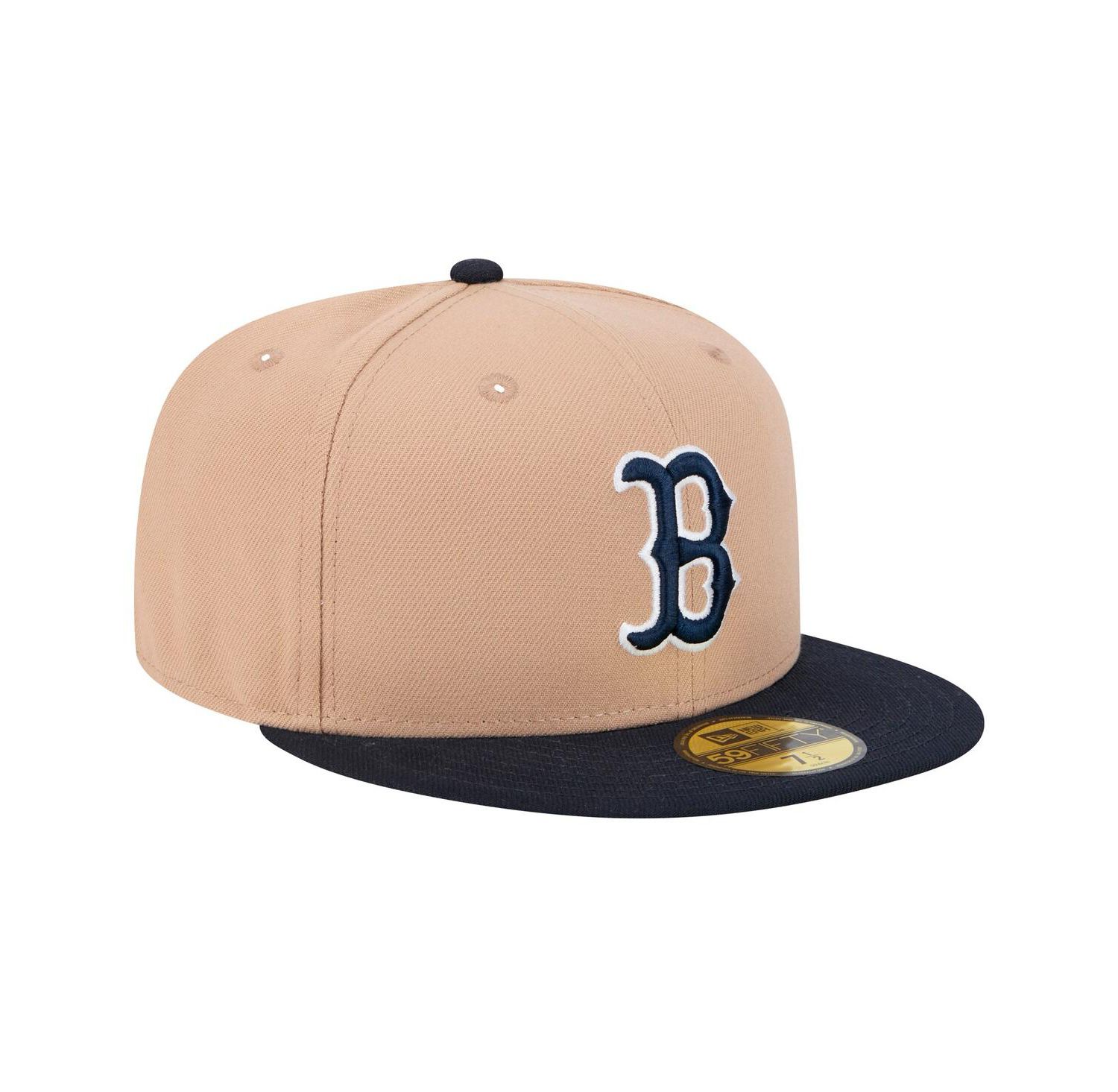 Men's Khaki Boston Red Sox 59FIFTY Fitted Hat