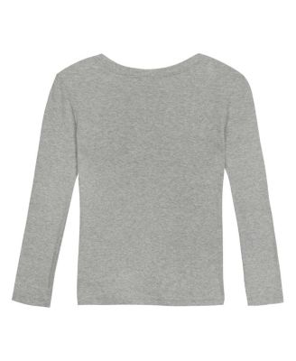 Preschool Heather Gray Kansas City Chiefs Long Sleeve T-Shirt and Pants Sleep Set