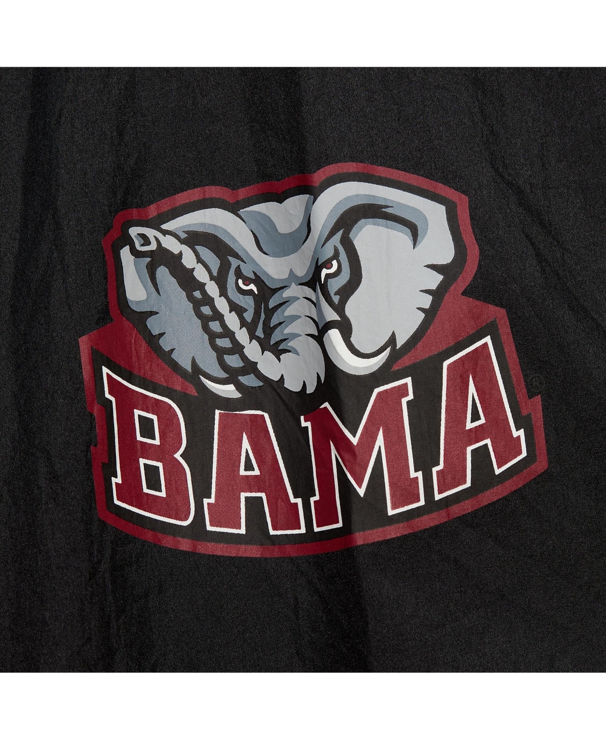 Mitchell & Ness Men's Black Alabama Crimson Tide Team 3.0 Anorak Half-zip Hoodie In Black