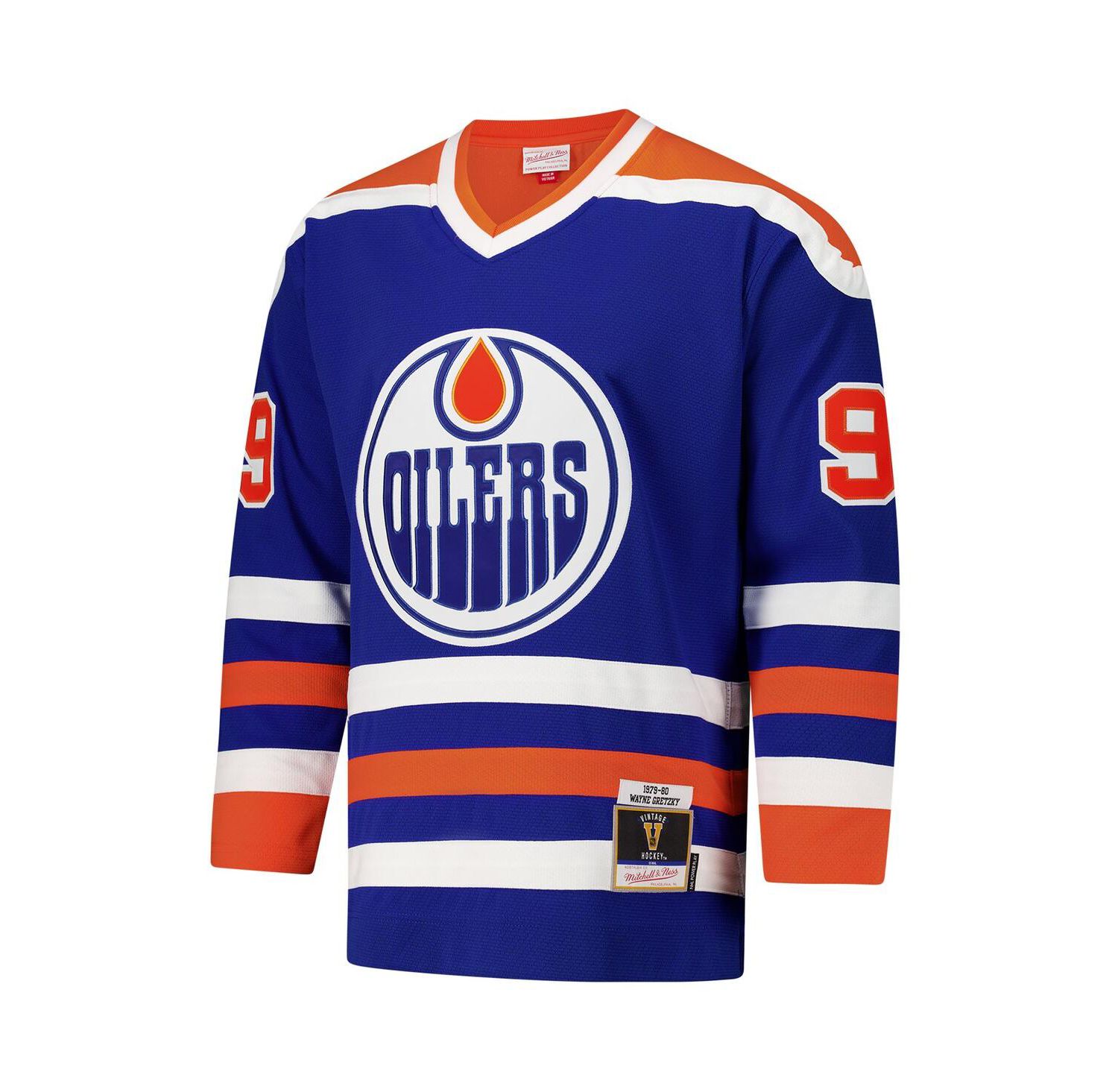Men's Wayne Gretzky Royal Edmonton Oilers 1979-80 Power Play Jersey