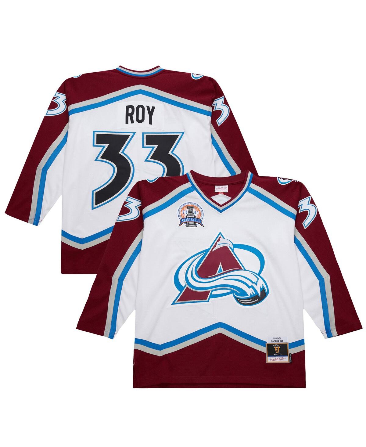 Men's Patrick Roy White Colorado Avalanche 2000-01 Power Play Jersey - White