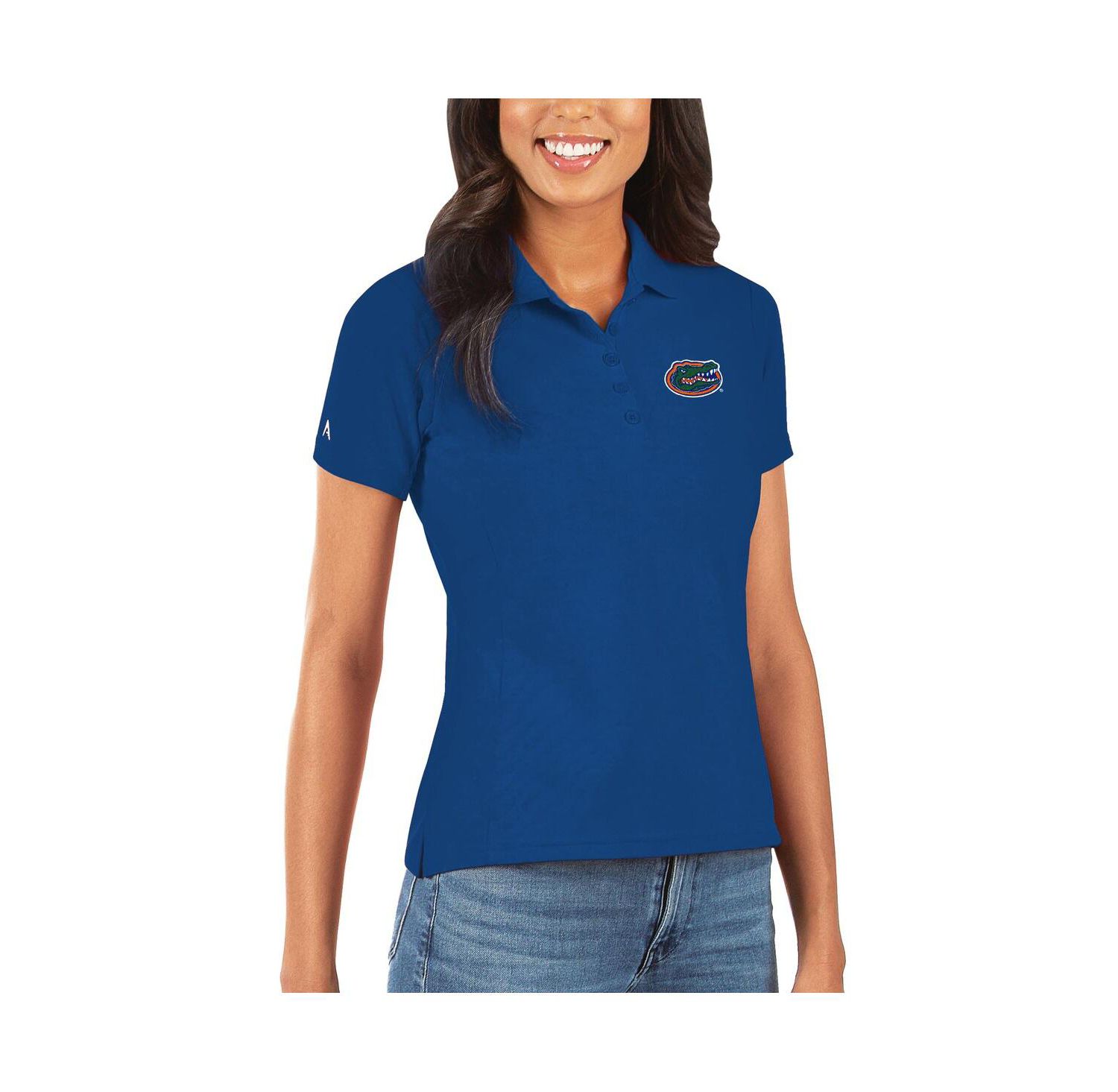 Women's Royal Florida Gators Legacy Pique Polo