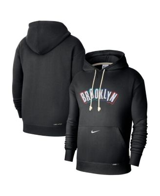 Nike - Men's Black Brooklyn Nets 2024/25 City Edition Courtside Standard Issue Pullover Hoodie