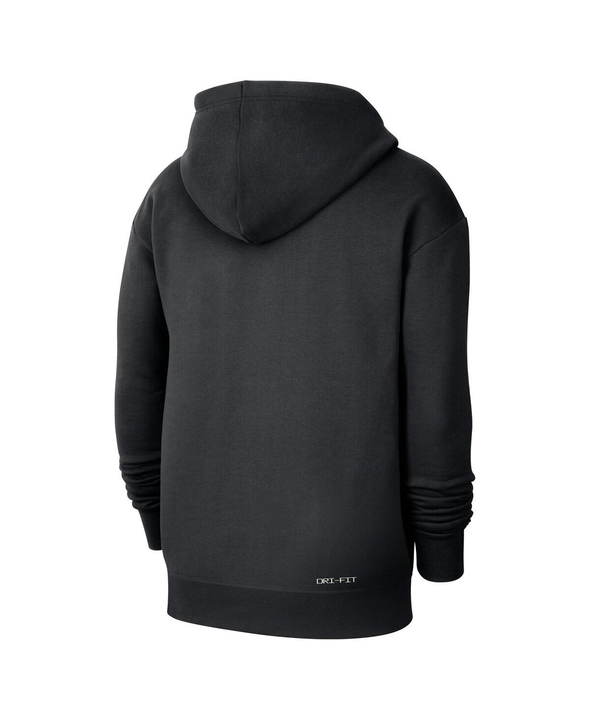 Nike Men's Black Brooklyn Nets 2024/25 City Edition Courtside Standard Issue Pullover Hoodie In Black
