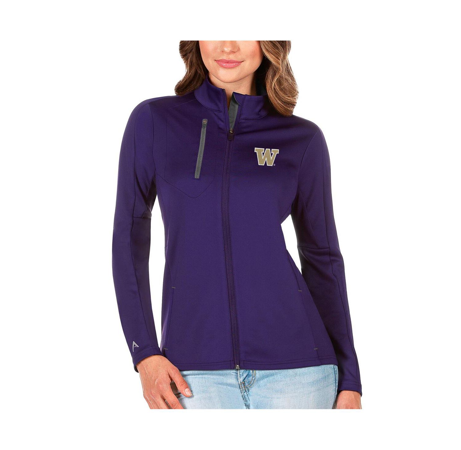 Women's Purple/Graphite Washington Huskies Generation Full-Zip Jacket