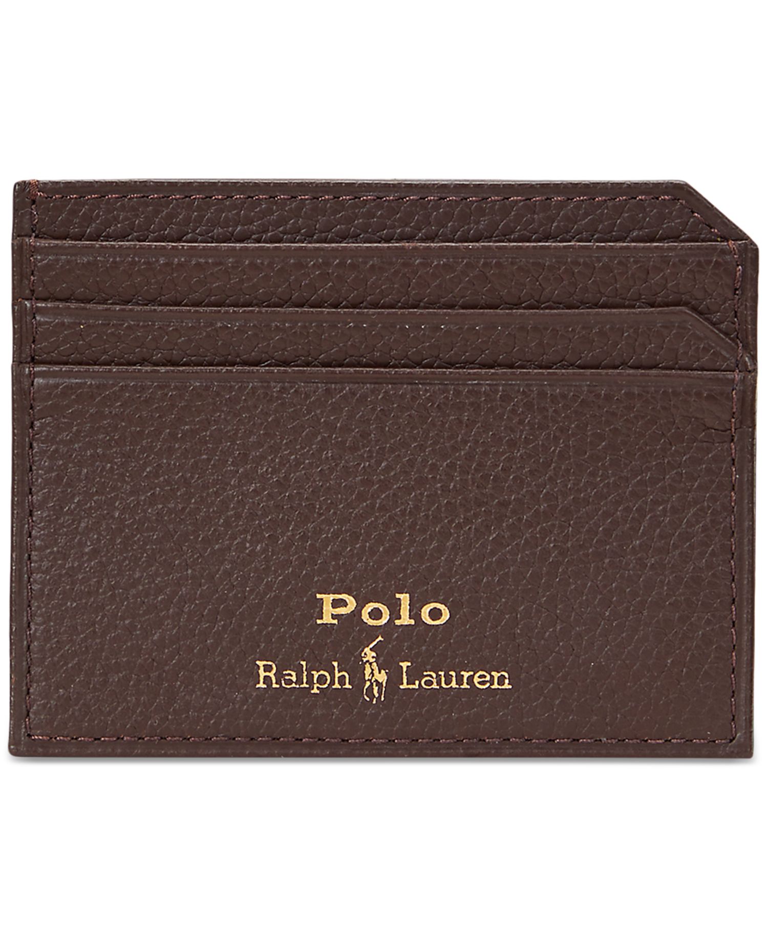 Men's Pebbled Leather Card Case