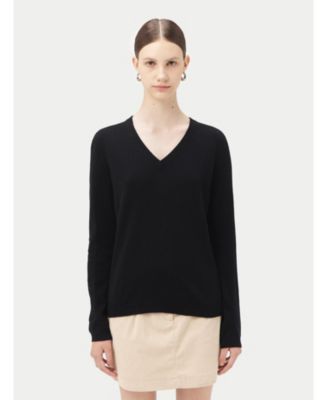 Women's Essential Cashmere V-Neck Sweater