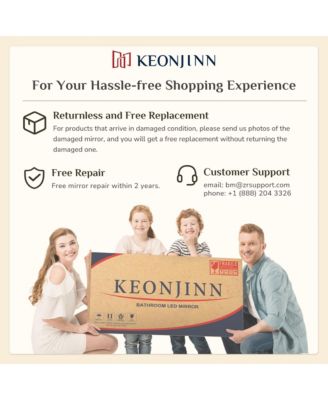 60x36 LED Bathroom Mirror with Frontlit and Backlit