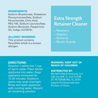 Retainer and Denture Cleaner 120ct