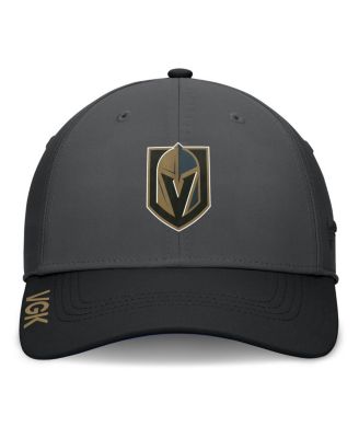 Men's Gray/Black Vegas Golden Knights Authentic Pro Rink Flex Hat