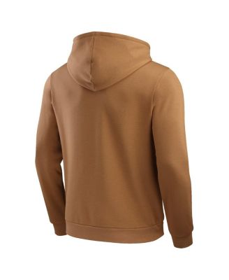 Darius Rucker Collection by Men's Tan Atlanta Braves Camp Fleece Pullover Hoodie