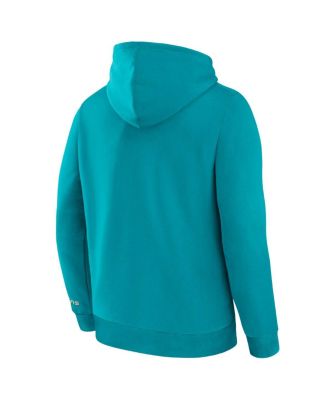 Men's Aqua Miami Dolphins Legacy Fleece Pullover Hoodie