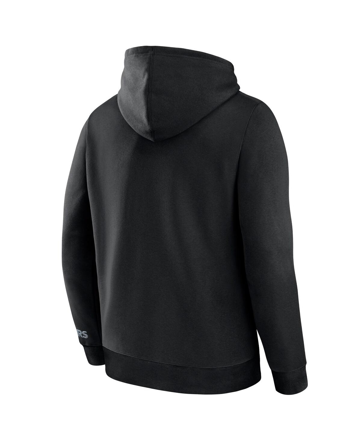 Fanatics Men's Black Las Vegas Raiders Legacy Fleece Pullover Hoodie In Black