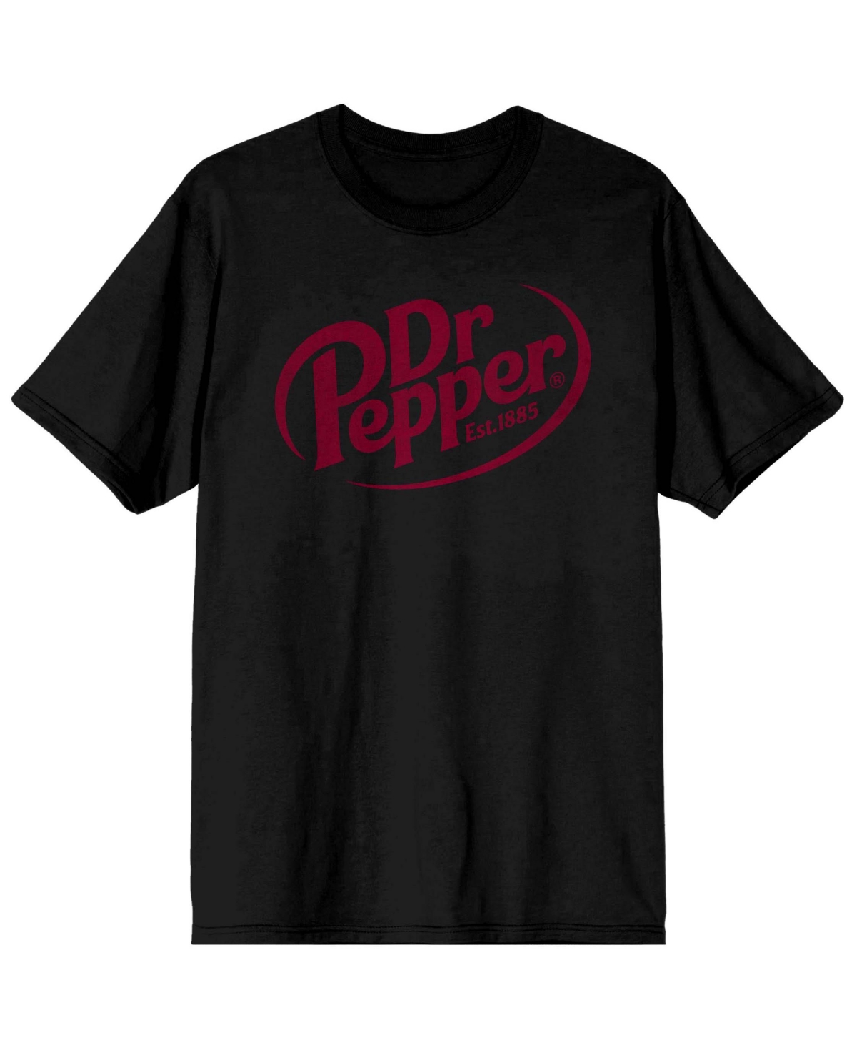 Big & Tall Est. 1885 Maroon Logo Black Graphic Tee-4XL - Maroon