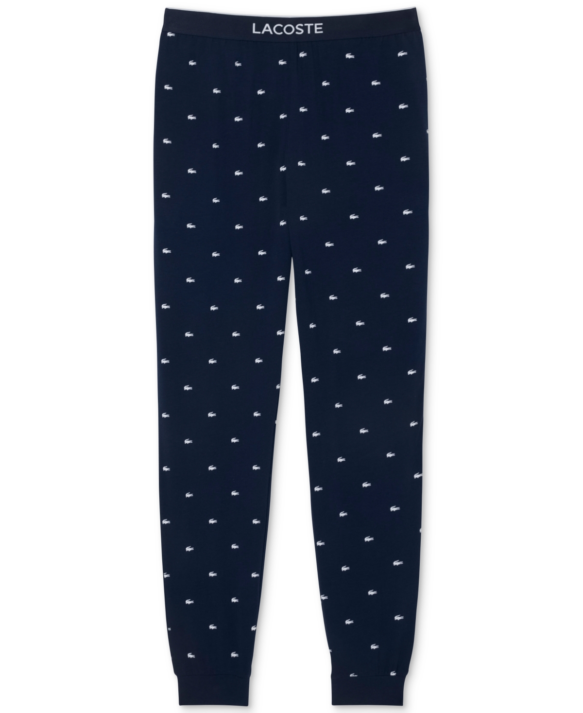 Men's Loungewear Crocodile Pajama Pants - Navy Blue/white