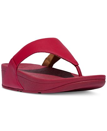 Women's Lulu Leather Toe-Thongs Sandals