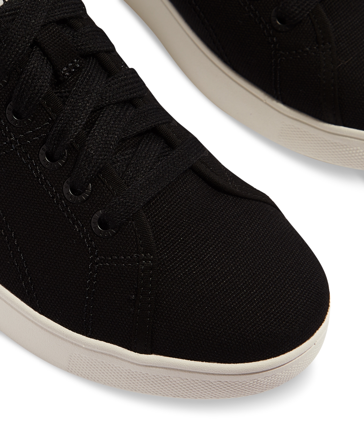 Fitflop Women's Rally Canvas Sneakers In Black,cream