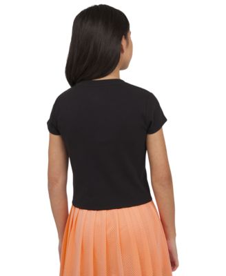 Big Girls Ribbed Baby Tee