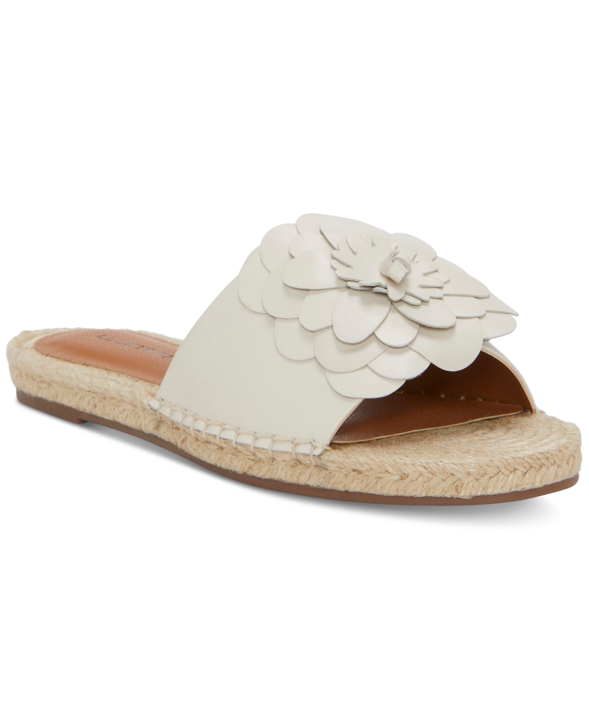 LUCKY BRAND WOMEN'S BIRICHA FLOWER FLAT SANDALS 