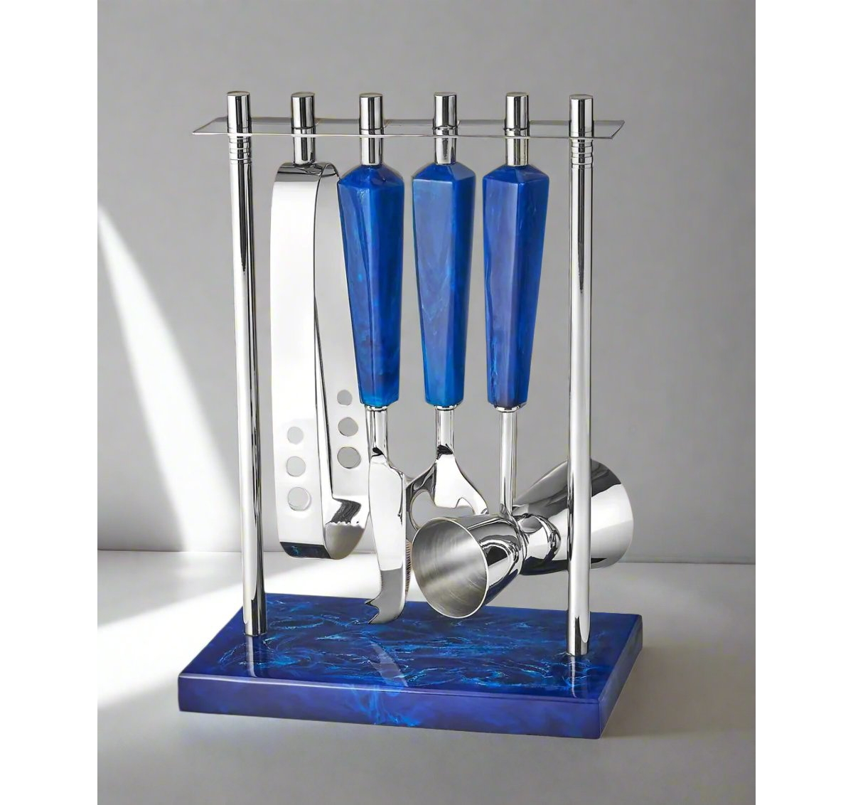 Godinger Azure Bar Tool, Set Of 4 In Blue