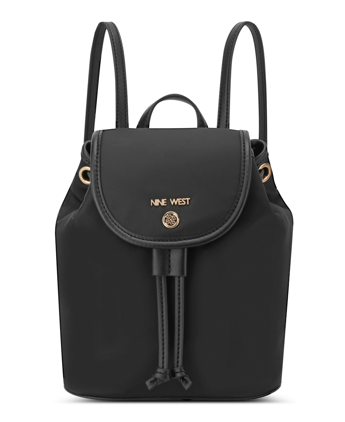 Shop Nine West Yoon Small Flap Backpack In Black