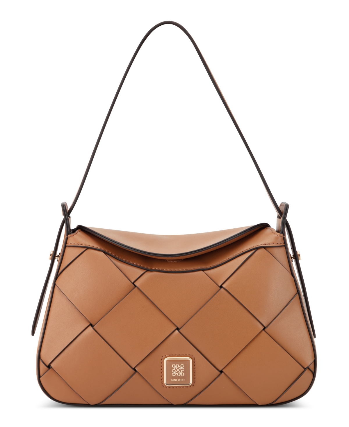 Nine West Eleanora Convertible Medium Shoulder Bag In Brandy