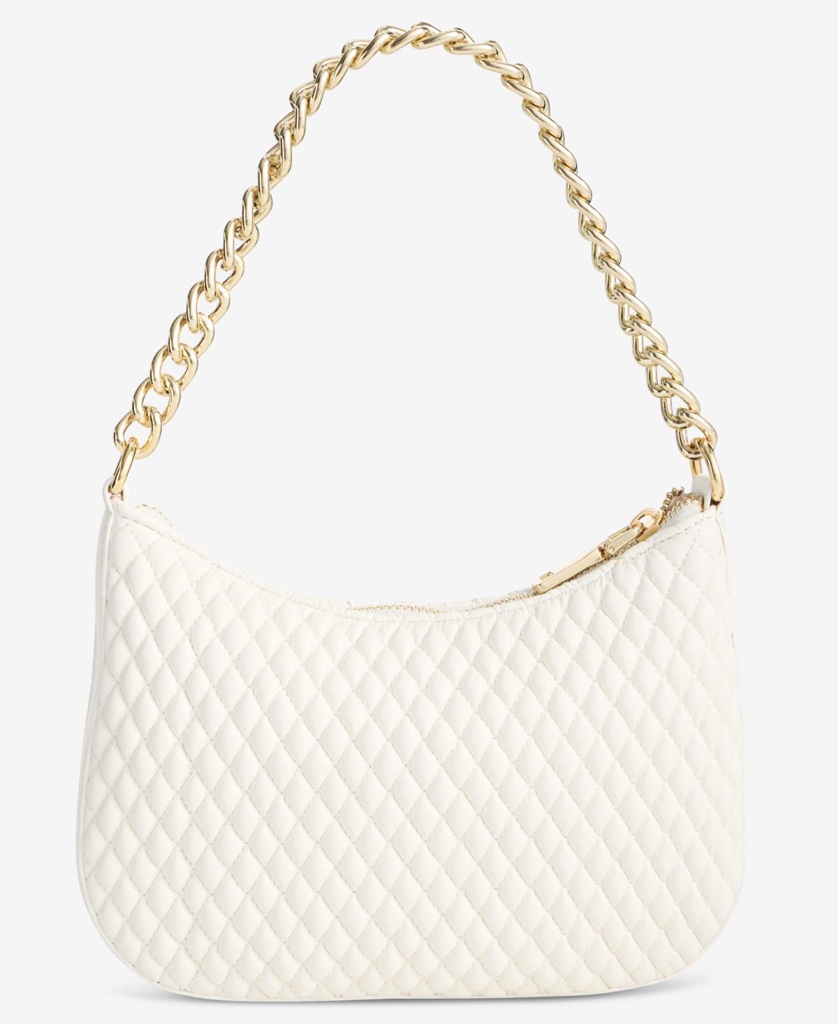 Inc International Concepts Quynn Small Quilted Crossbody, Exclusively At Macy's In Hb Vanilla