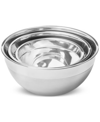 Stainless Steel Mixing Bowls, Set of 3, Exclusively at Macy's
