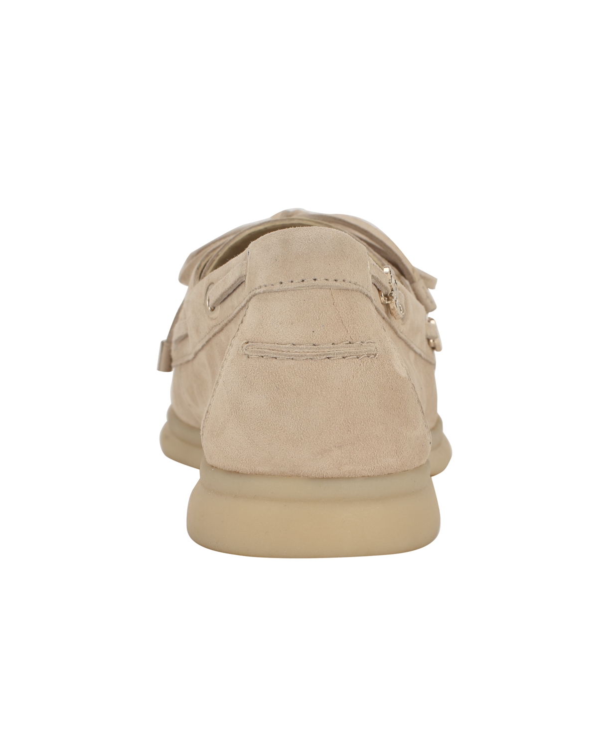 Guess Yomaya Loafer In Light Natural Suede