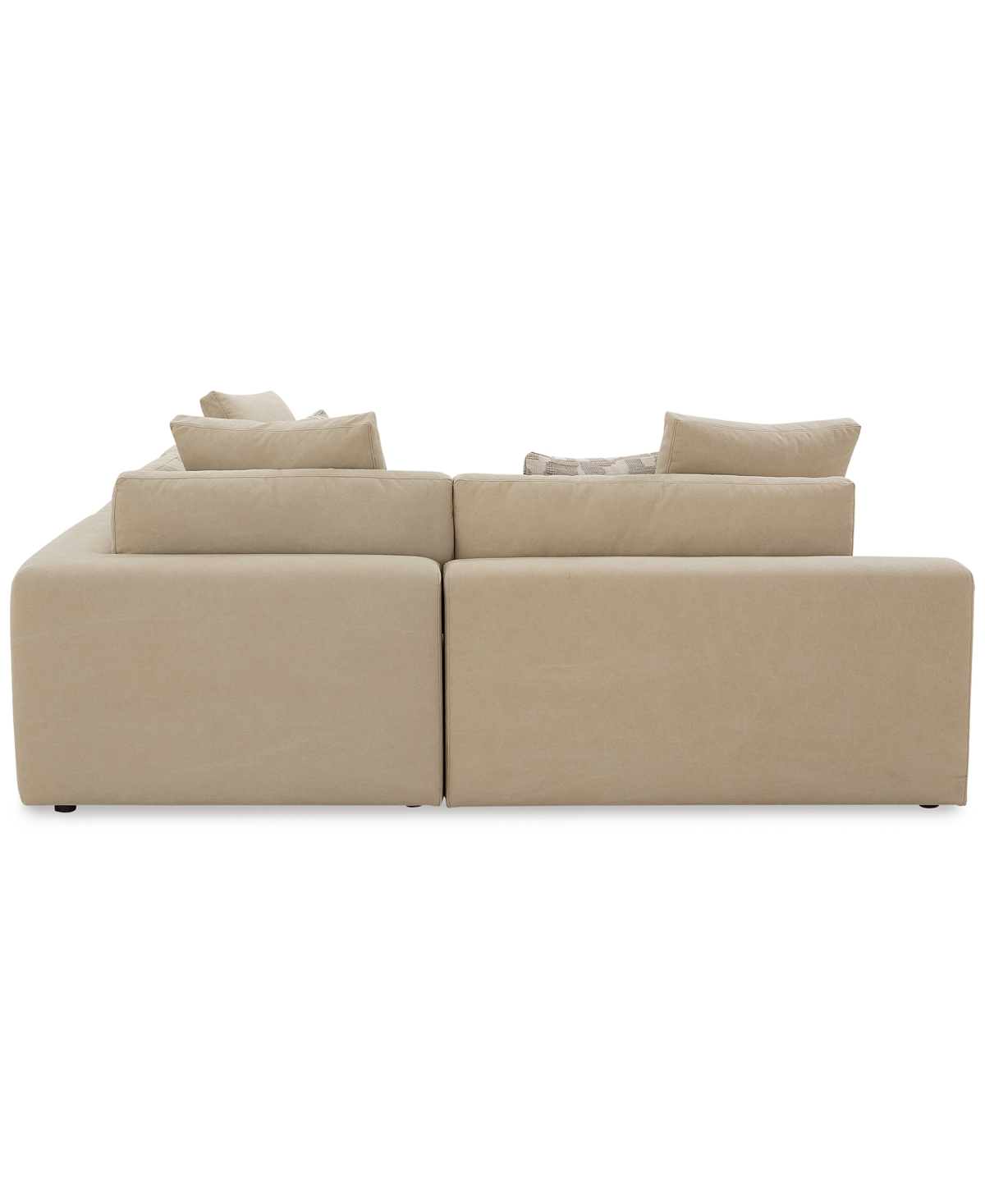 Macy's Klarke 3-pc. L Sectional, Exclusively At  In Platinum