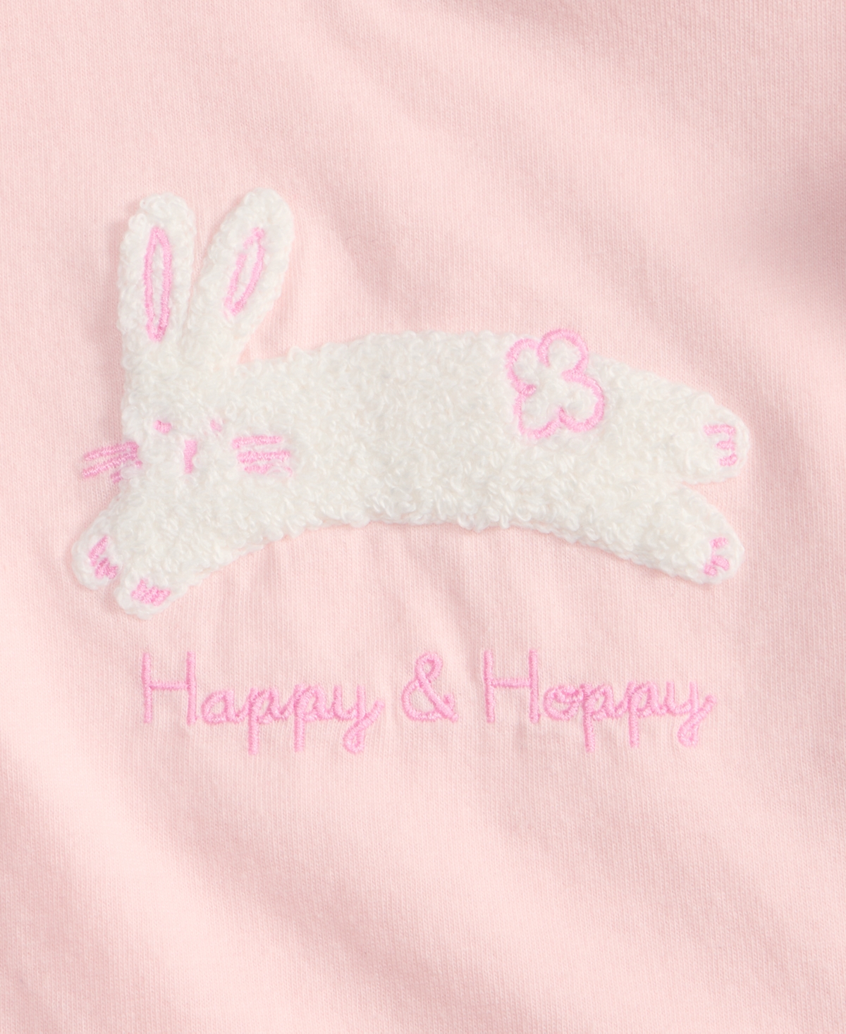First Impressions Baby Girls Happy & Hoppy Flutter-sleeve T-shirt, Exclusively At Macy's In Beloved Pi