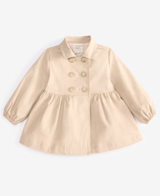 Baby Girls Trench Coat, Exclusively at Macy's