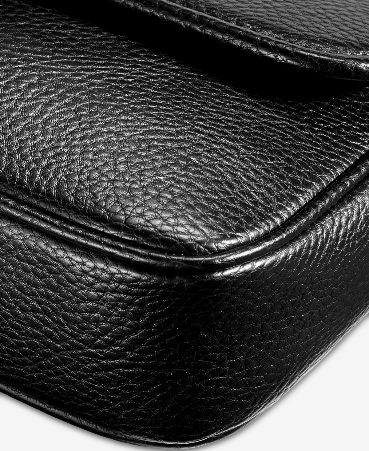 Macy's Pebble East West Small Flap Crossbody, Exclusively At  In Black
