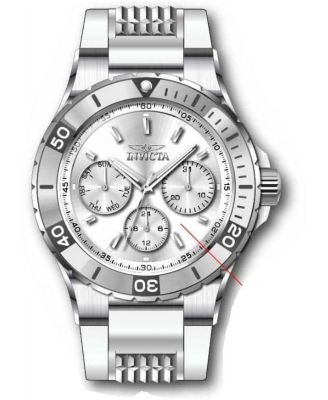 Women's 37315 Aviator Quartz Chronograph Silver Dial Watch