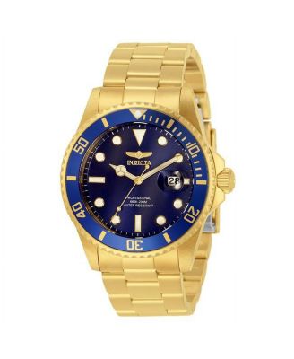 Men's 33270 Pro Diver  Quartz 3 Hand Blue Dial Watch