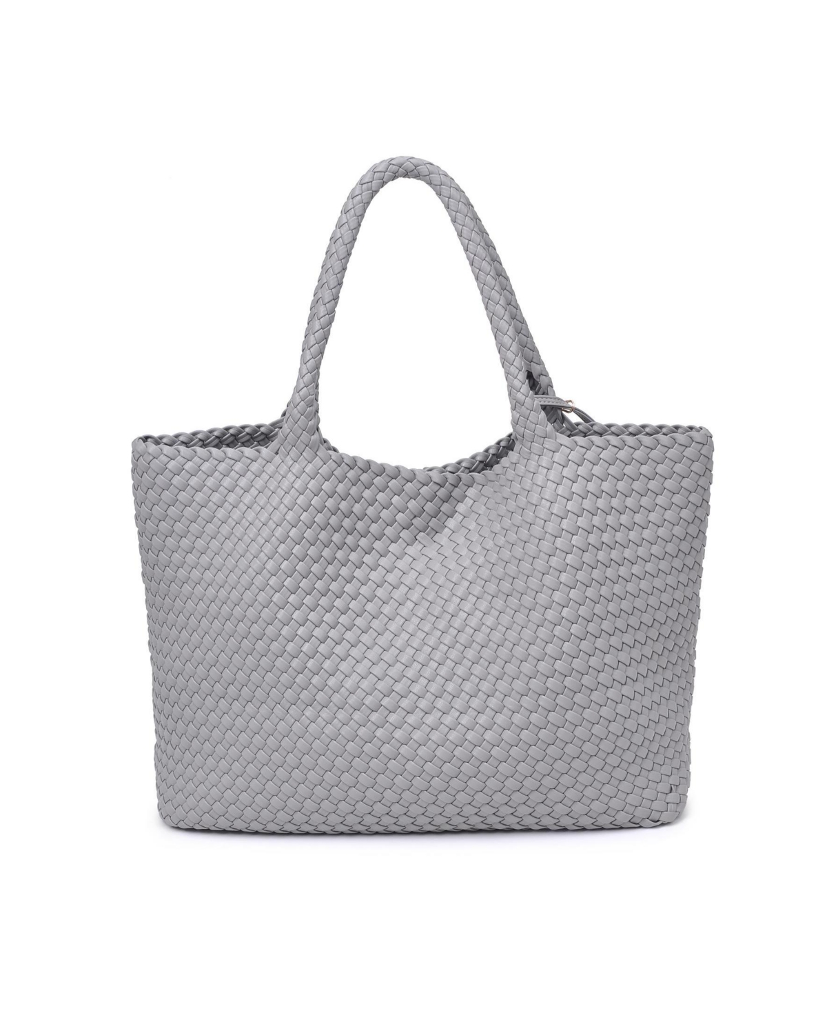 Shop Moda Luxe Solana Large Woven Tote Bag In Gray