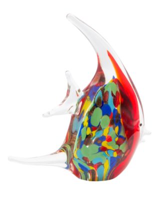 8.75" Astola Fish Art Glass Figurine