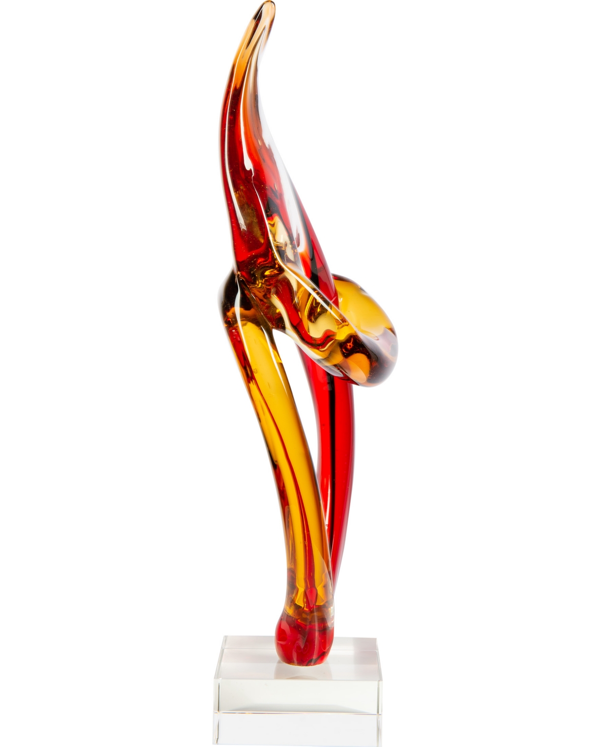 Dale Tiffany Copeland Sculpture In Red