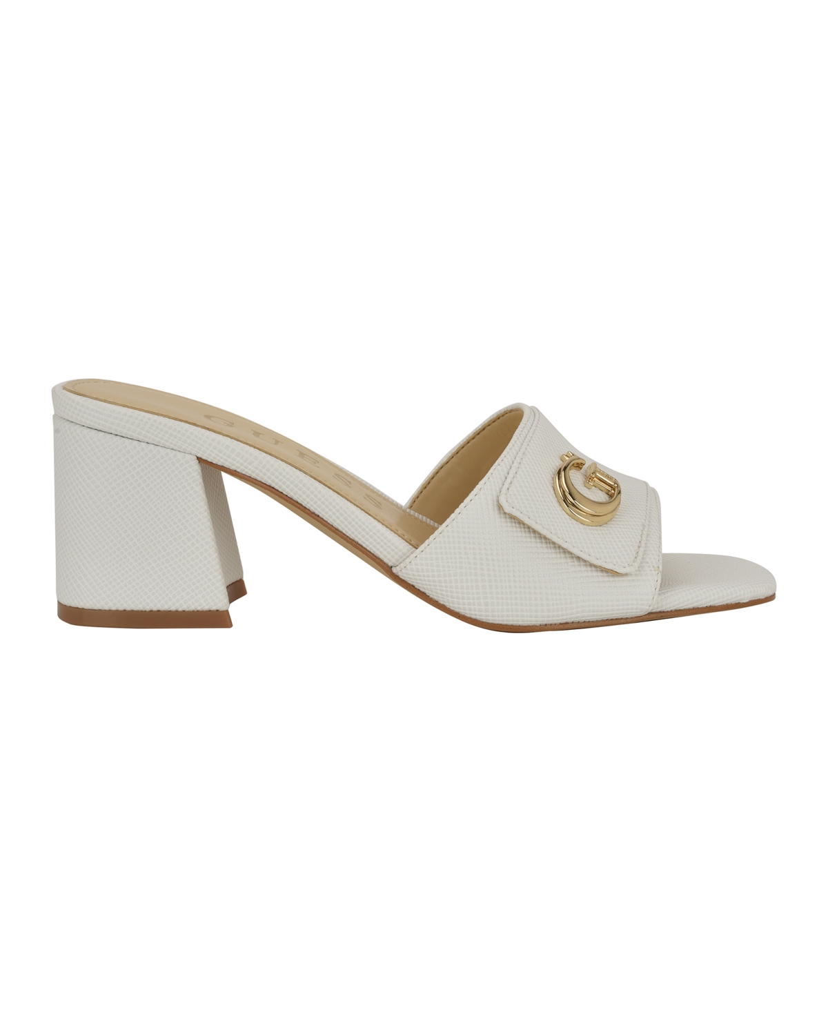 GUESS WOMEN'S GALLAI BLOCK HEEL SLIP-ON SANDALS 