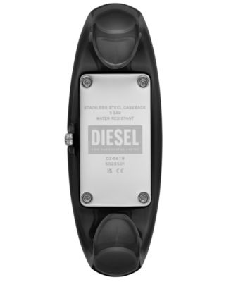 Women's Wonder-D Quartz Two-Hand Black Nylon Watch, 24mm