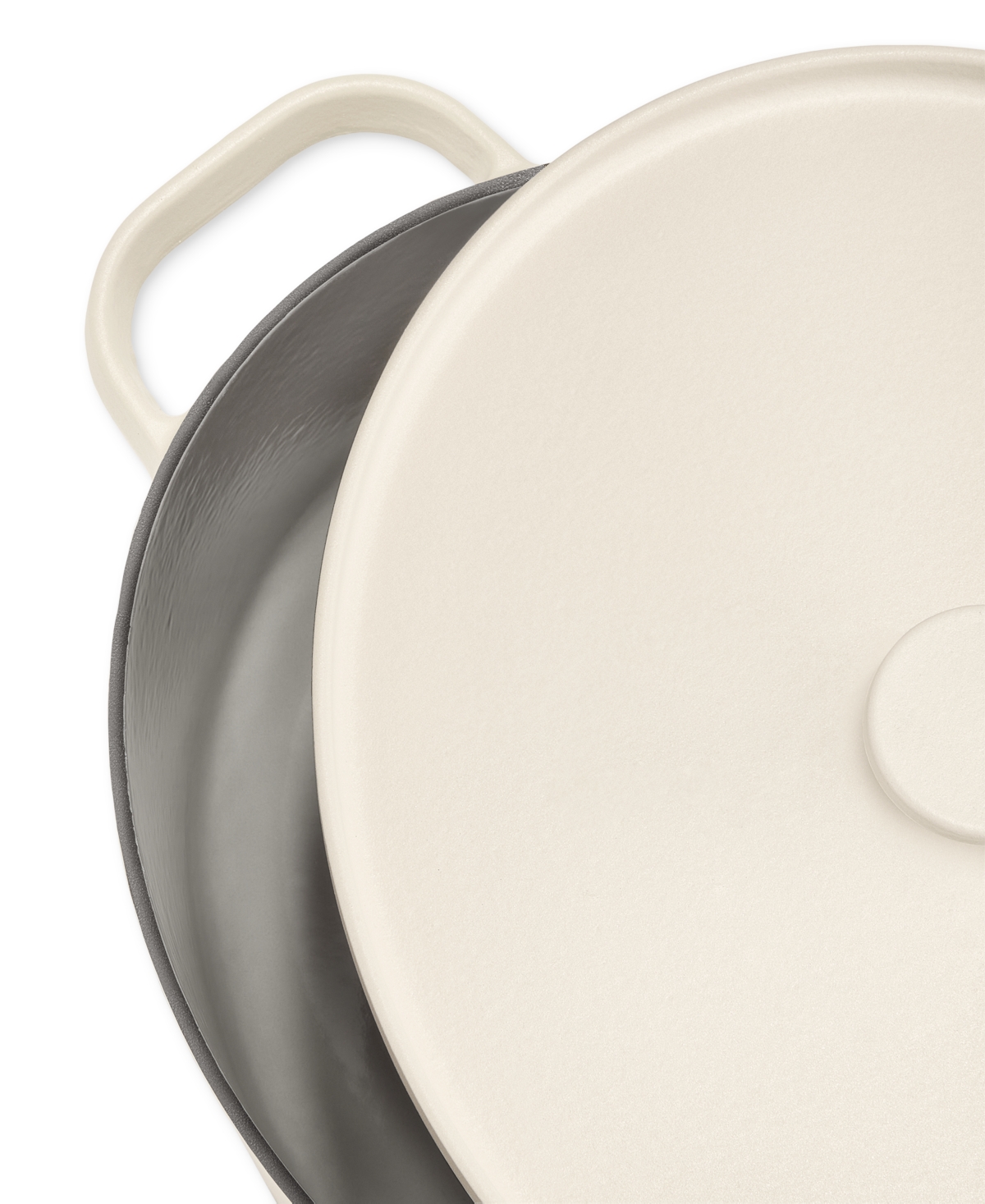 The Cellar Enameled Cast Iron 7-qt. Dutch Oven, Exclusively At Macy's In Cream