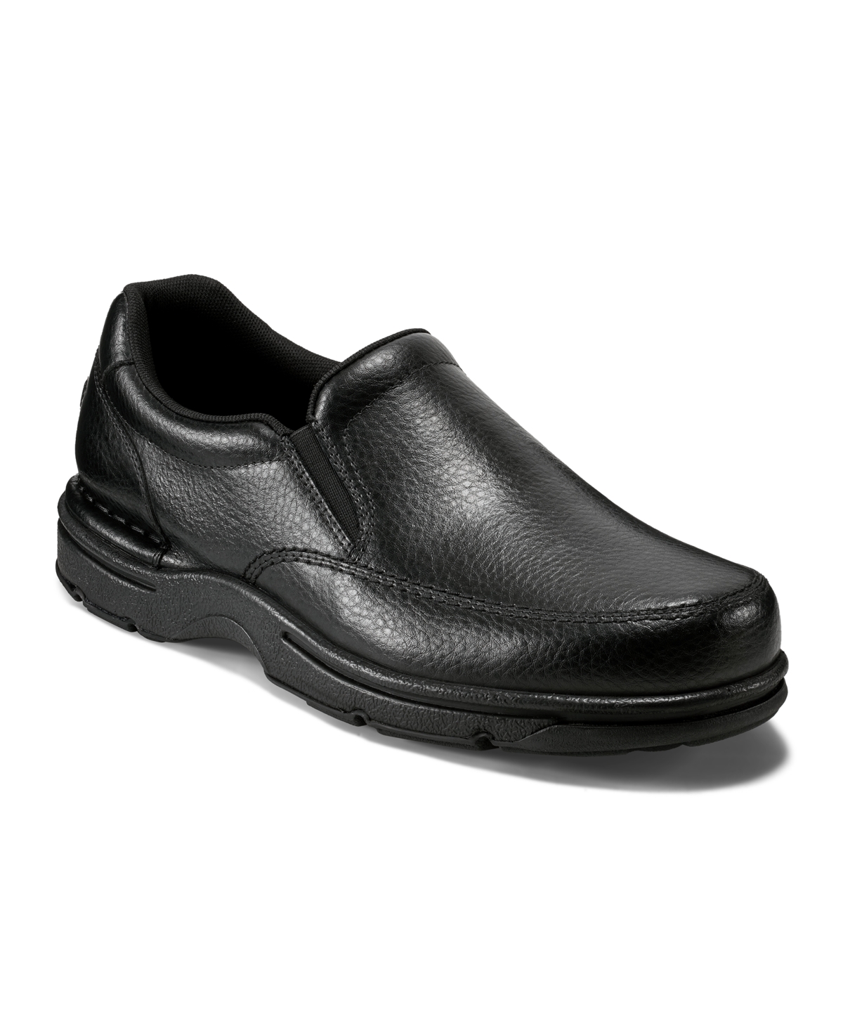 Rockport Men's Isaac Slip On Shoes In Black Leather