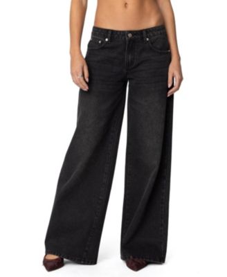 【Anyone more】Keds Vintage Washing Wide Denim Pants Vintage Washing Wide Leg Denim Pants CN14 - Korean Women's